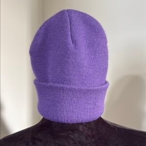 Purple Knit Beanie